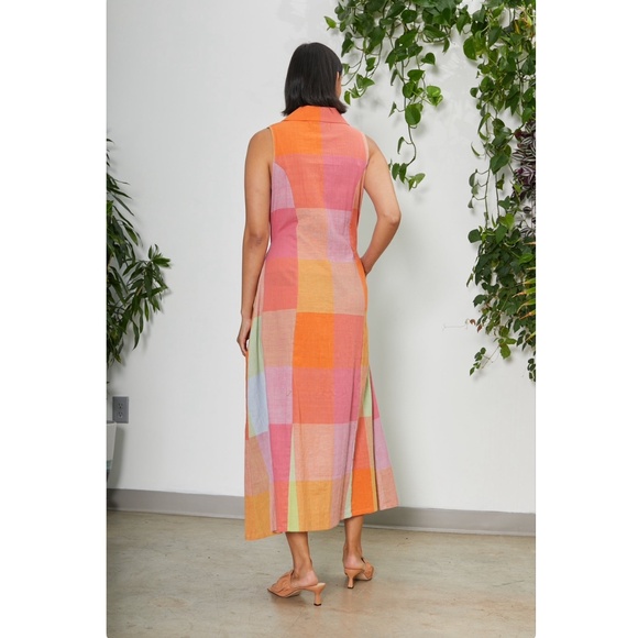 Rujuta Sheth Emily Dress - Jupiter Chex - Size XL - Picture 2 of 5